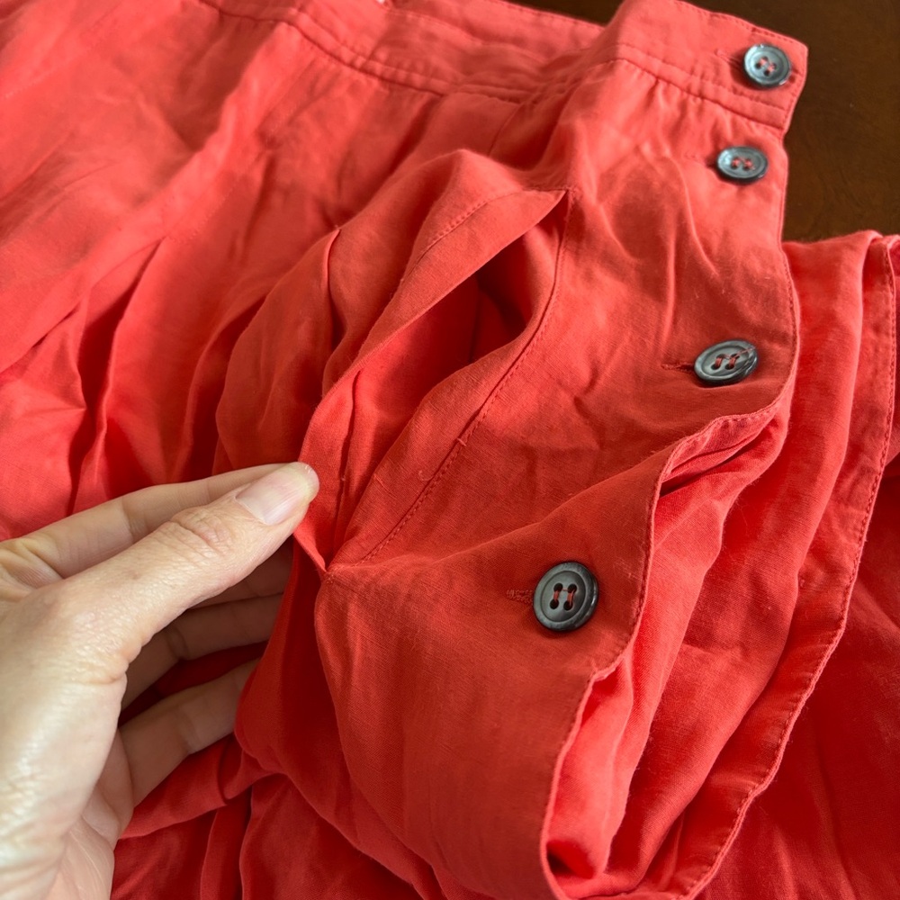 Esprit Vibrant Girls Coral A-Line Skirt - Picture 5 of 7